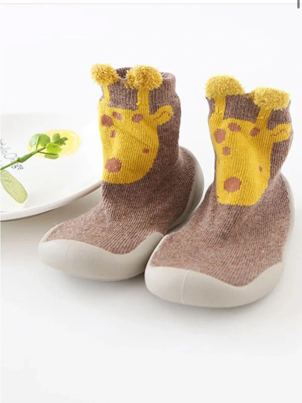 🎉 (12-18m) Tiny Explorings Kids Giraffe Sock Shoes